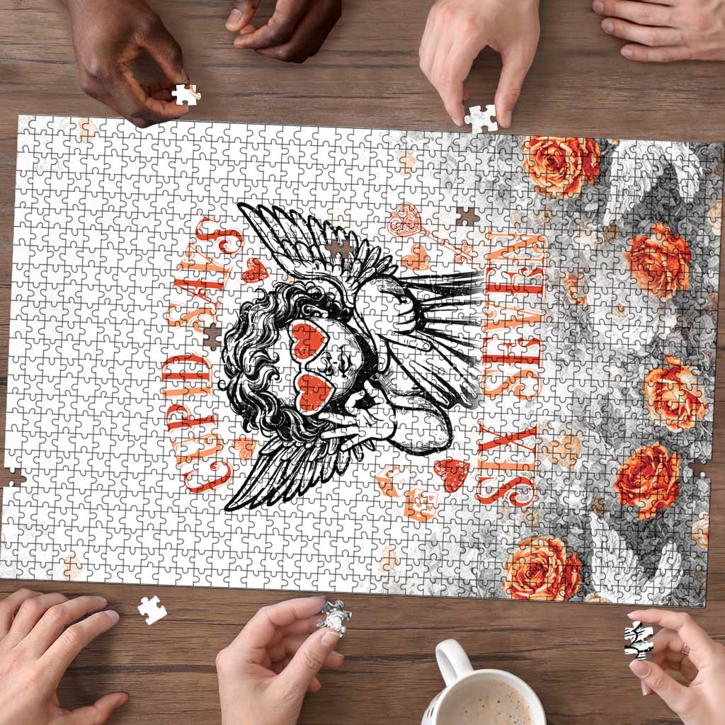 Funny Valentines Day Puzzle Cupid Says 67