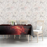 Skull Valentines Day Tablecloth I Love You To The Upside Down And Back