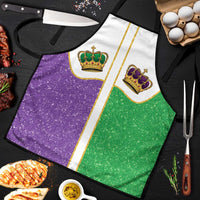 Mardi Gras Crown Apron Western Yoke Glitter Style