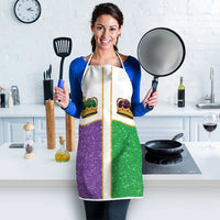 Mardi Gras Crown Apron Western Yoke Glitter Style