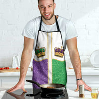 Mardi Gras Crown Apron Western Yoke Glitter Style