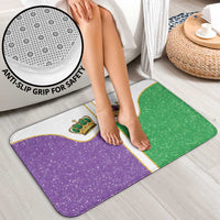 Mardi Gras Crown Bathroom Set Western Yoke Glitter Style