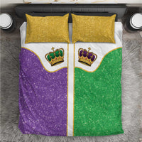 Mardi Gras Crown Bedding Set Western Yoke Glitter Style