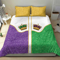 Mardi Gras Crown Bedding Set Western Yoke Glitter Style