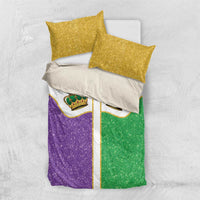 Mardi Gras Crown Bedding Set Western Yoke Glitter Style