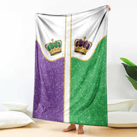 Mardi Gras Crown Blanket Western Yoke Glitter Style