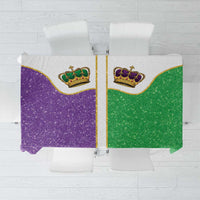 Mardi Gras Crown Tablecloth Western Yoke Glitter Style
