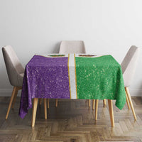 Mardi Gras Crown Tablecloth Western Yoke Glitter Style