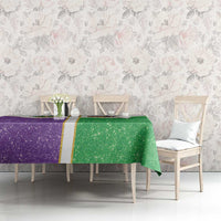 Mardi Gras Crown Tablecloth Western Yoke Glitter Style