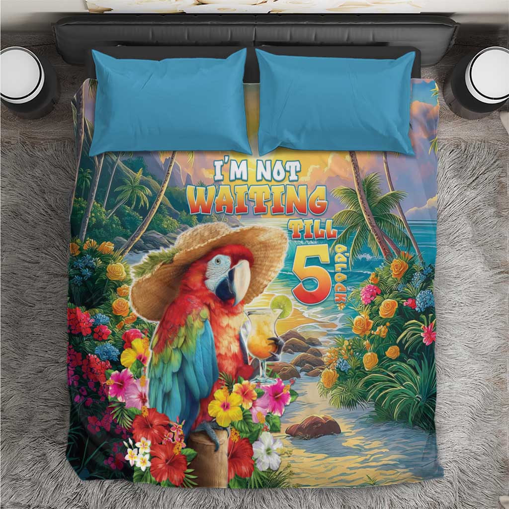 Hawaii Parrot Bedding Set Im Not Waiting Till 5 Oclock