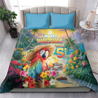 Hawaii Parrot Bedding Set Im Not Waiting Till 5 Oclock