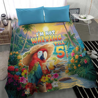 Hawaii Parrot Bedding Set Im Not Waiting Till 5 Oclock