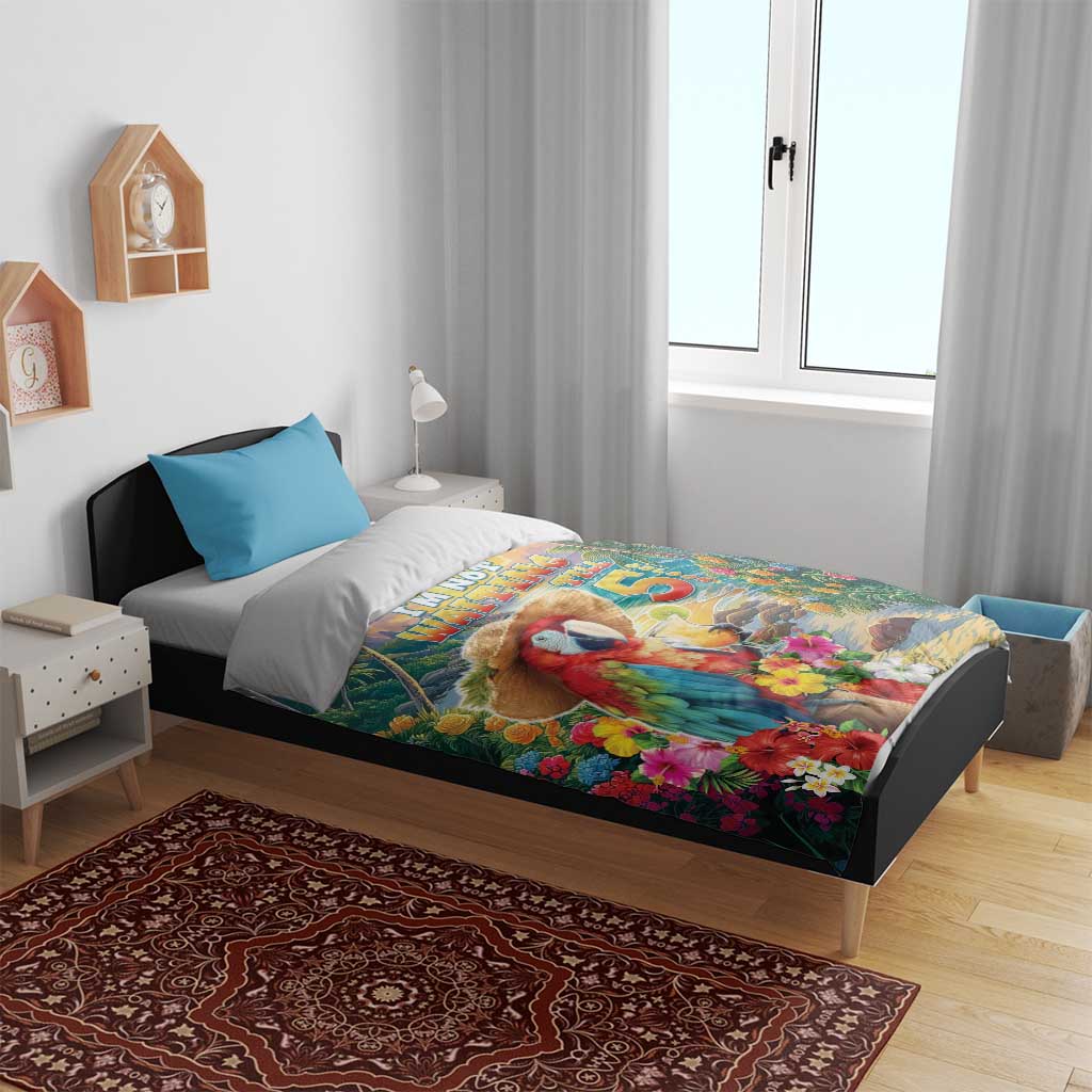Hawaii Parrot Bedding Set Im Not Waiting Till 5 Oclock