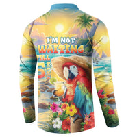 Hawaii Parrot Button Sweatshirt Im Not Waiting Till 5 Oclock