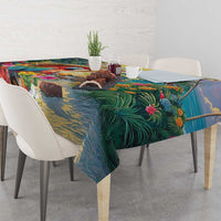 Hawaii Parrot Tablecloth Im Not Waiting Till 5 Oclock