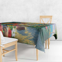 Hawaii Parrot Tablecloth Im Not Waiting Till 5 Oclock