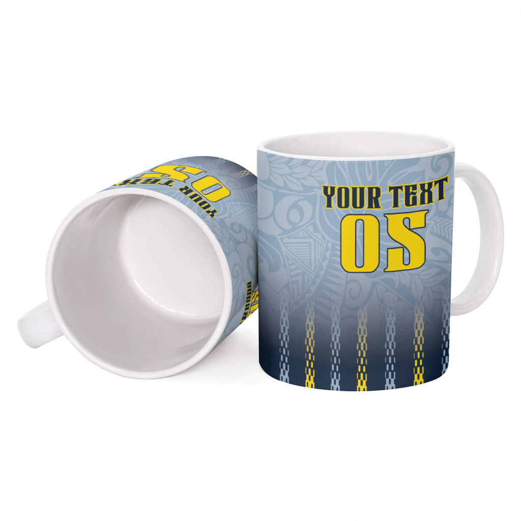 Custom Antigua And Barbuda 2026 Cricket Ceramic Mug Fly High Falcons