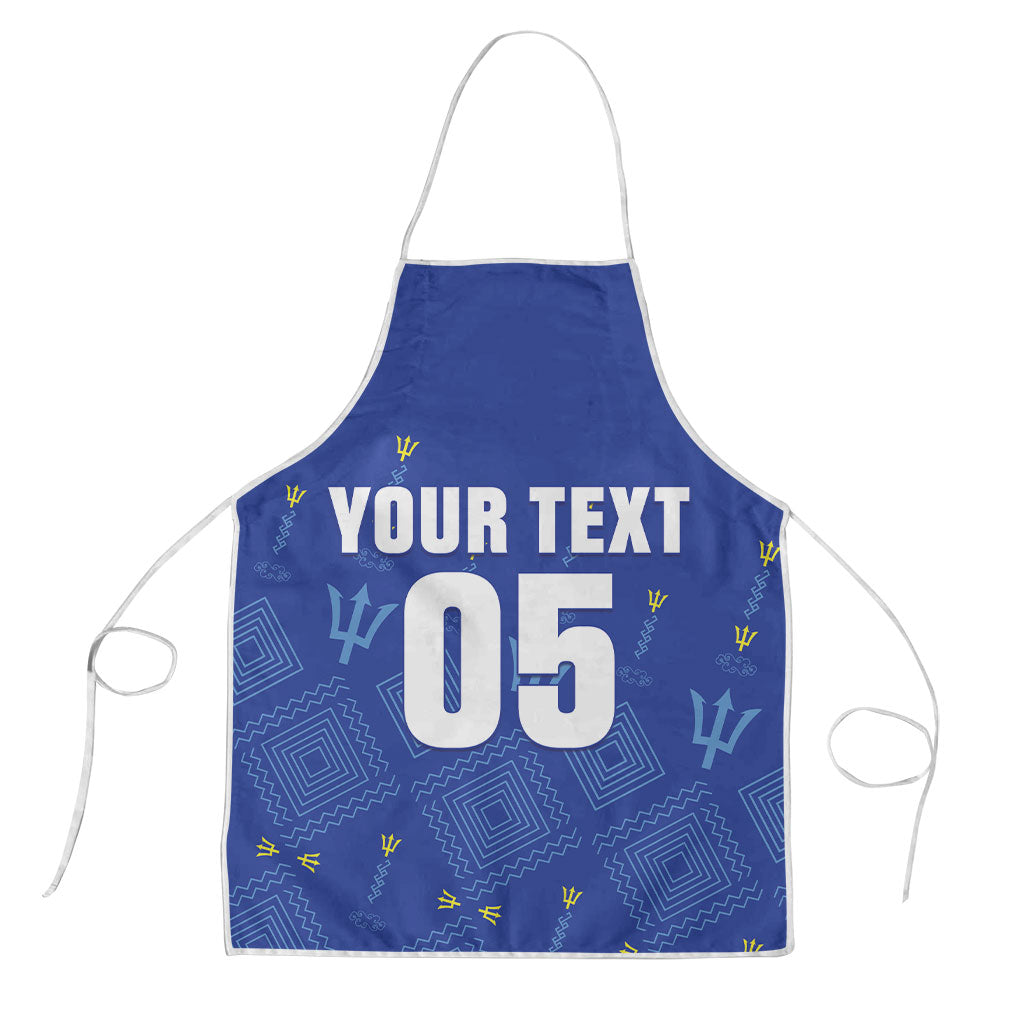Custom Barbados 2026 Cricket Apron Tridents Rise