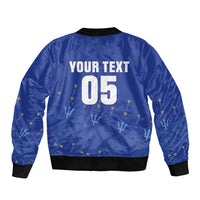 Custom Barbados 2026 Cricket Bomber Jacket Tridents Rise