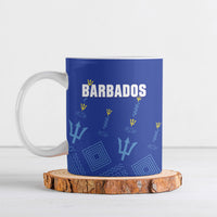 Custom Barbados 2026 Cricket Ceramic Mug Tridents Rise