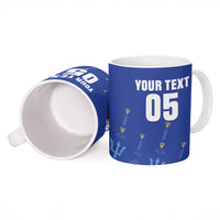 Custom Barbados 2026 Cricket Ceramic Mug Tridents Rise