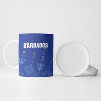 Custom Barbados 2026 Cricket Ceramic Mug Tridents Rise