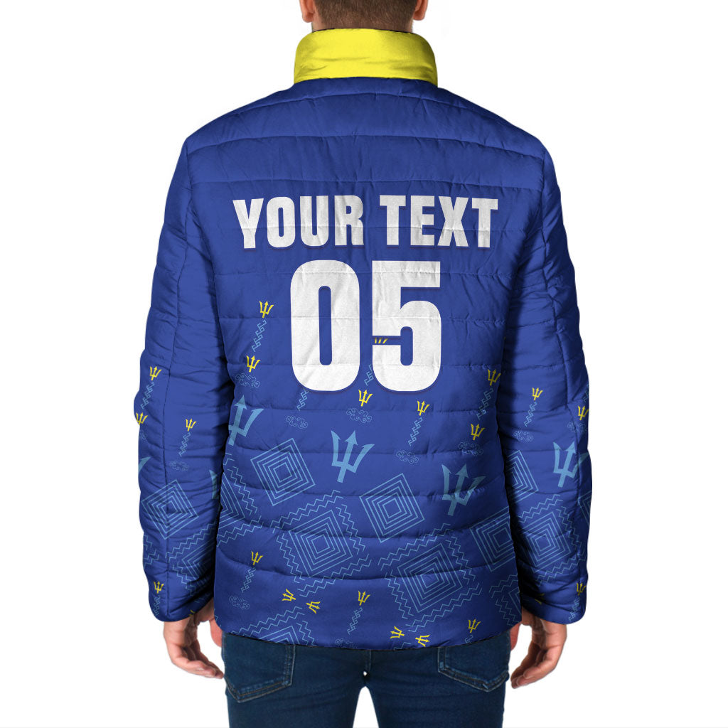Custom Barbados 2026 Cricket Padded Jacket Tridents Rise