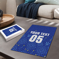 Custom Barbados 2026 Cricket Puzzle Tridents Rise
