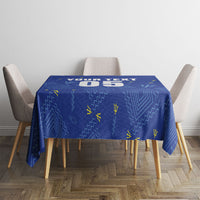 Custom Barbados 2026 Cricket Tablecloth Tridents Rise