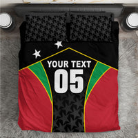 Custom Saint Kitts And Nevis 2026 Cricket Bedding Set Unique Style