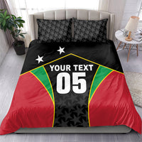 Custom Saint Kitts And Nevis 2026 Cricket Bedding Set Unique Style
