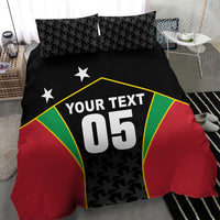 Custom Saint Kitts And Nevis 2026 Cricket Bedding Set Unique Style