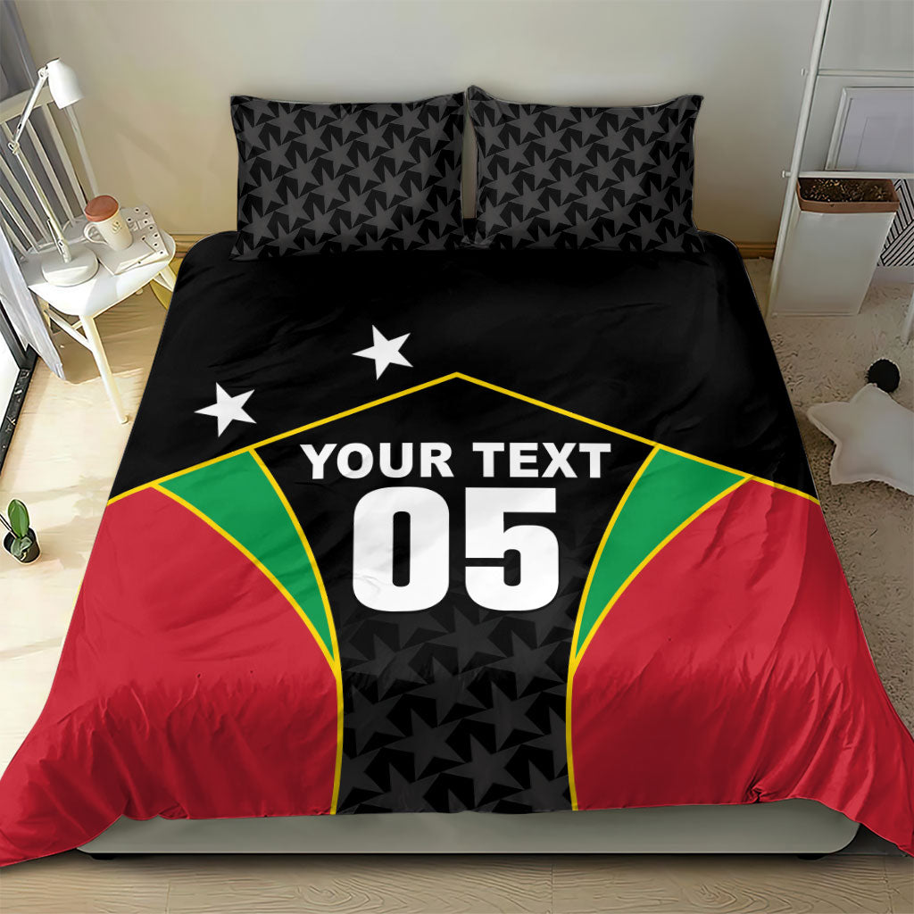 Custom Saint Kitts And Nevis 2026 Cricket Bedding Set Unique Style