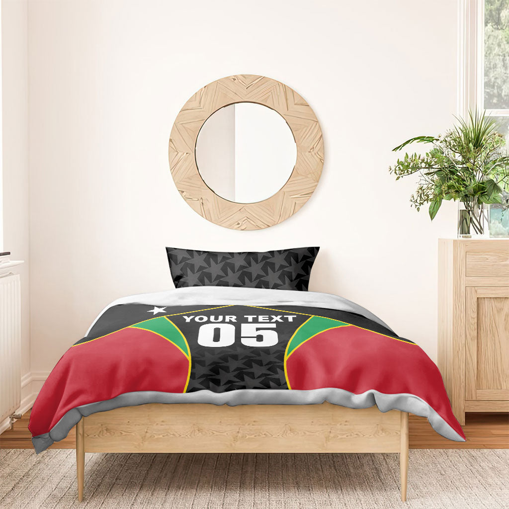 Custom Saint Kitts And Nevis 2026 Cricket Bedding Set Unique Style