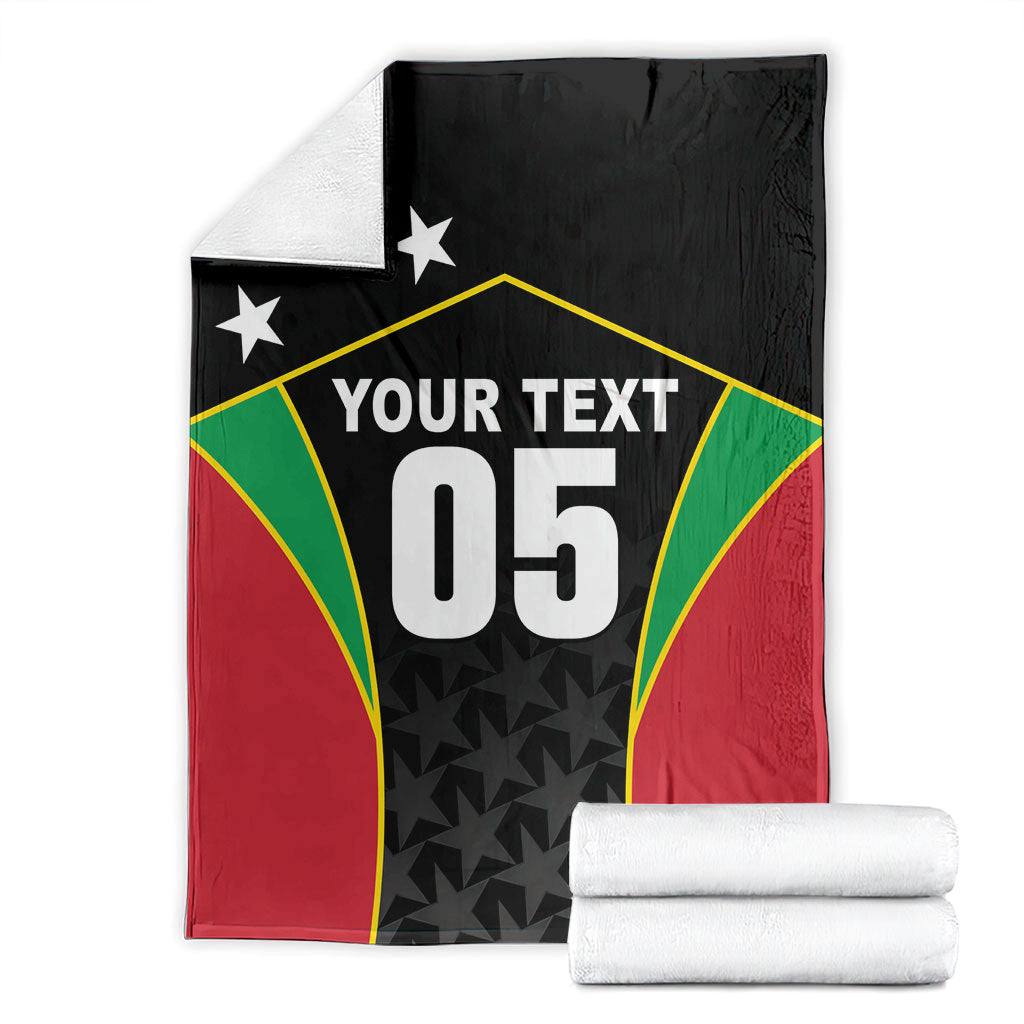 Custom Saint Kitts And Nevis 2026 Cricket Blanket Unique Style