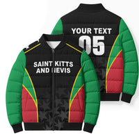 Custom Saint Kitts And Nevis 2026 Cricket Bomber Puffer Jacket Unique Style