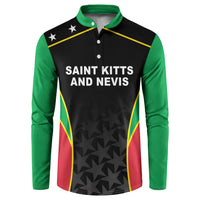 Custom Saint Kitts And Nevis 2026 Cricket Button Sweatshirt Unique Style