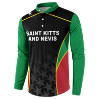 Custom Saint Kitts And Nevis 2026 Cricket Button Sweatshirt Unique Style
