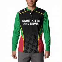 Custom Saint Kitts And Nevis 2026 Cricket Button Sweatshirt Unique Style