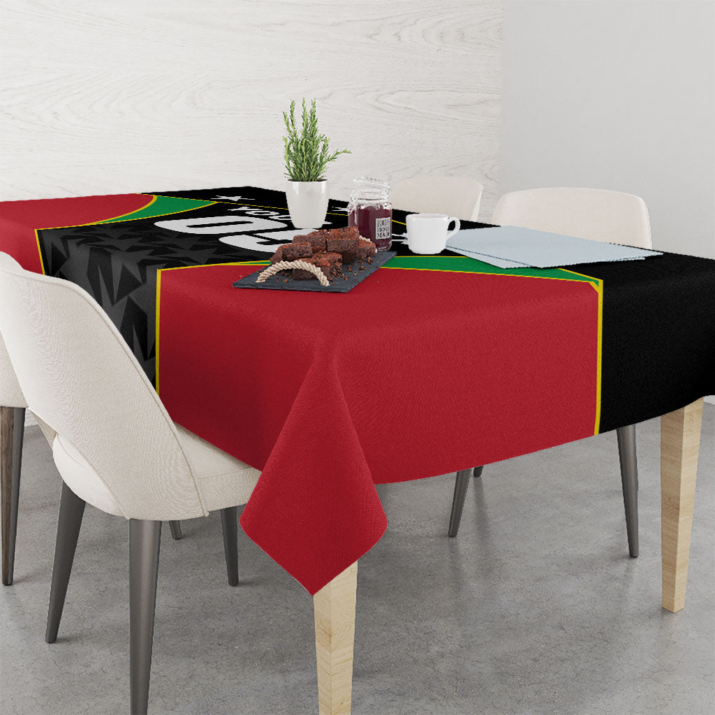 Custom Saint Kitts And Nevis 2026 Cricket Tablecloth Unique Style