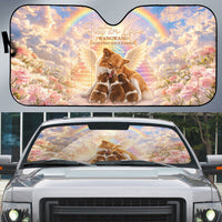 Justice For WangWang Angel Dog Auto Sun Shade Rest In Love