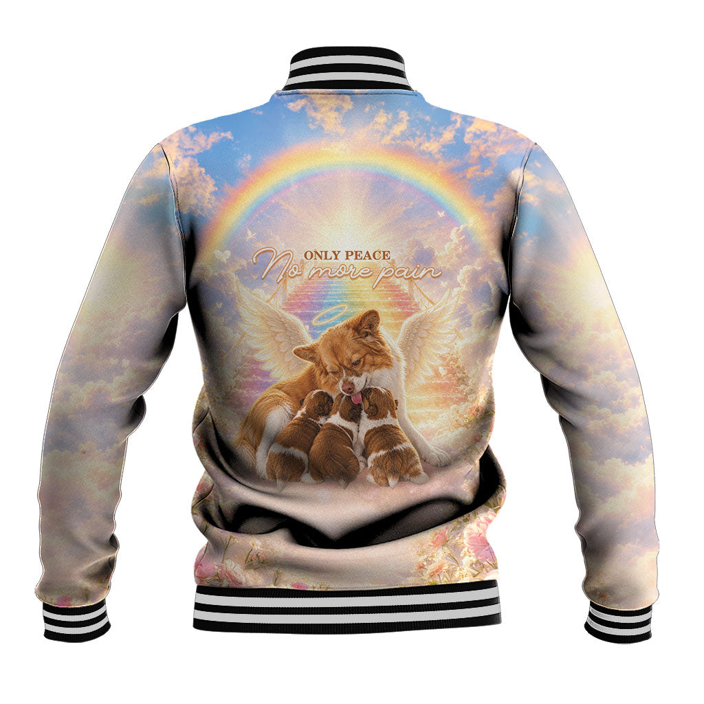 Justice For WangWang Angel Dog Baseball Jacket Rest In Love
