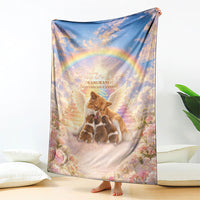 Justice For WangWang Angel Dog Blanket Rest In Love