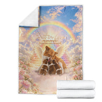 Justice For WangWang Angel Dog Blanket Rest In Love