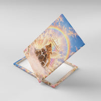 Justice For WangWang Angel Dog Canvas Wall Art Rest In Love