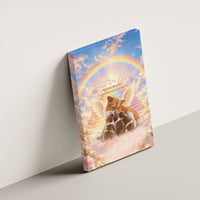 Justice For WangWang Angel Dog Canvas Wall Art Rest In Love