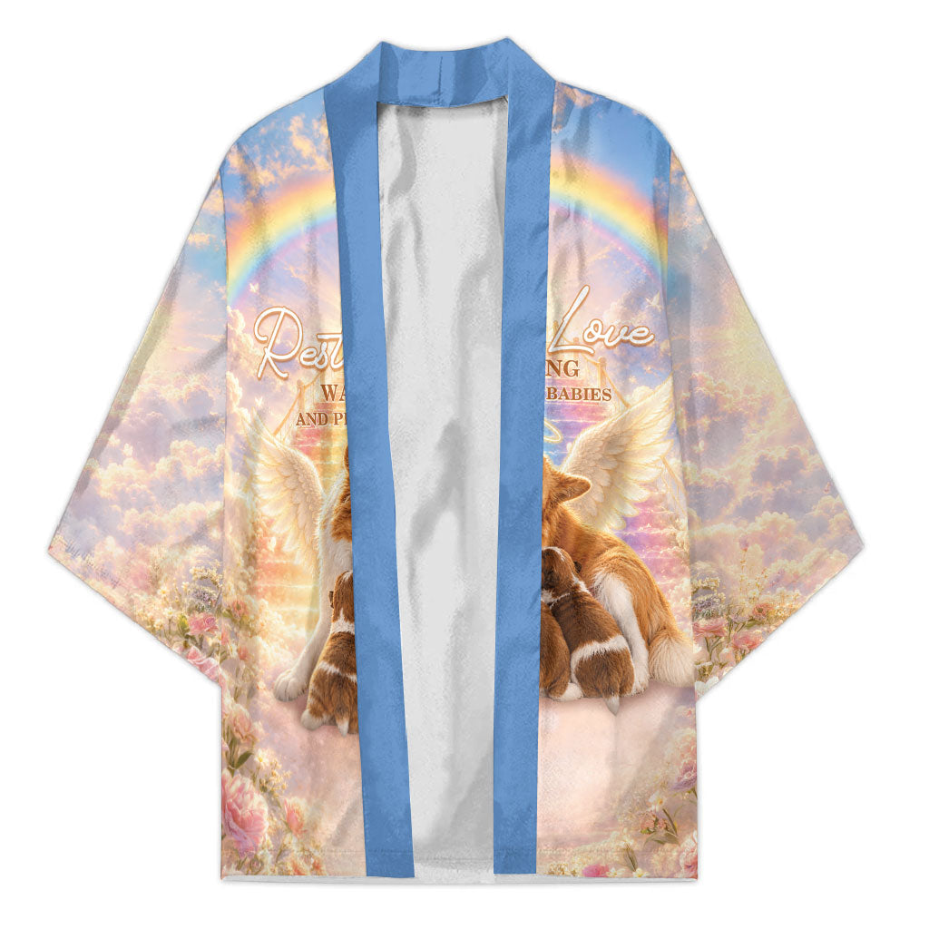 Justice For WangWang Angel Dog Kimono Rest In Love