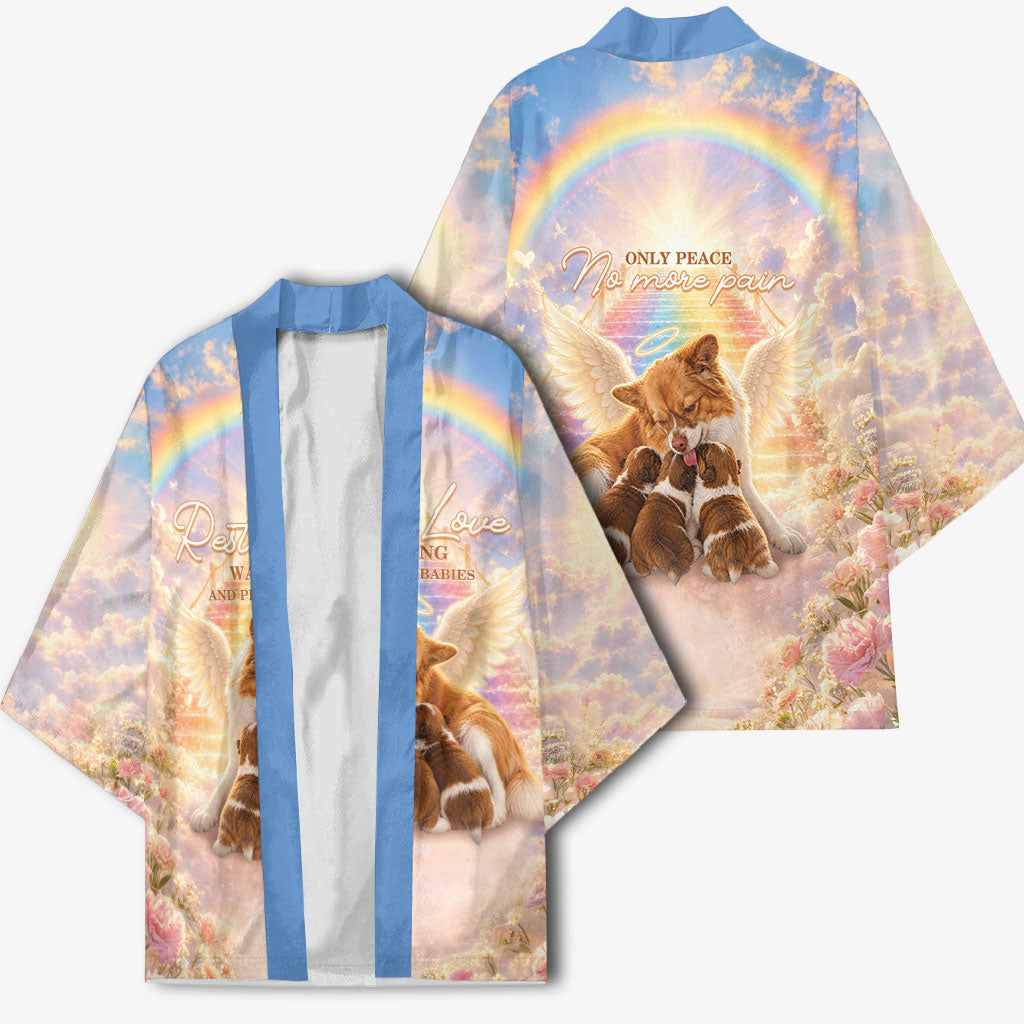 Justice For WangWang Angel Dog Kimono Rest In Love