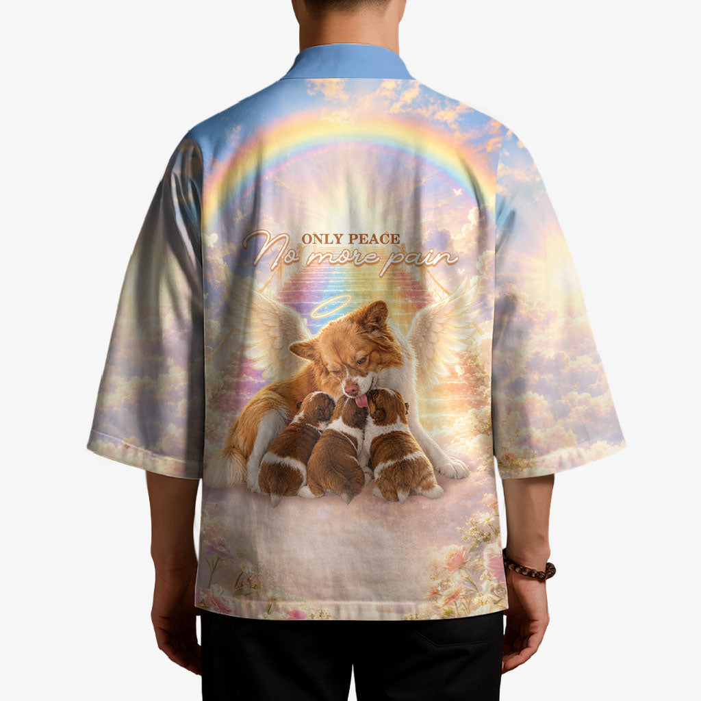 Justice For WangWang Angel Dog Kimono Rest In Love