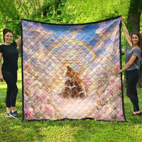 Justice For WangWang Angel Dog Quilt Rest In Love